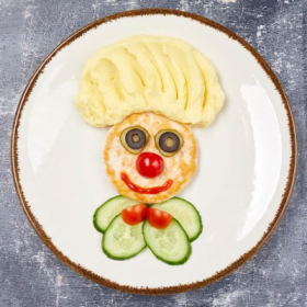 Клоун с картофельным пюре