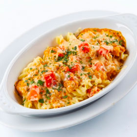 Запеченные макароны с соусом Болоньезе