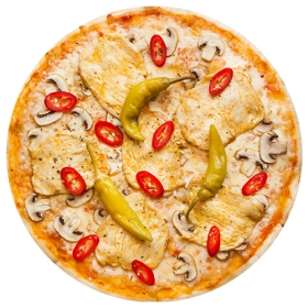 Пицца  "Сицилийская" 26 см на тонком тесте
