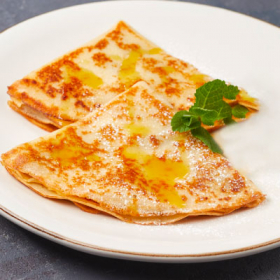 Блинчики с яблоками