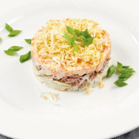 Мимоза с тунцом